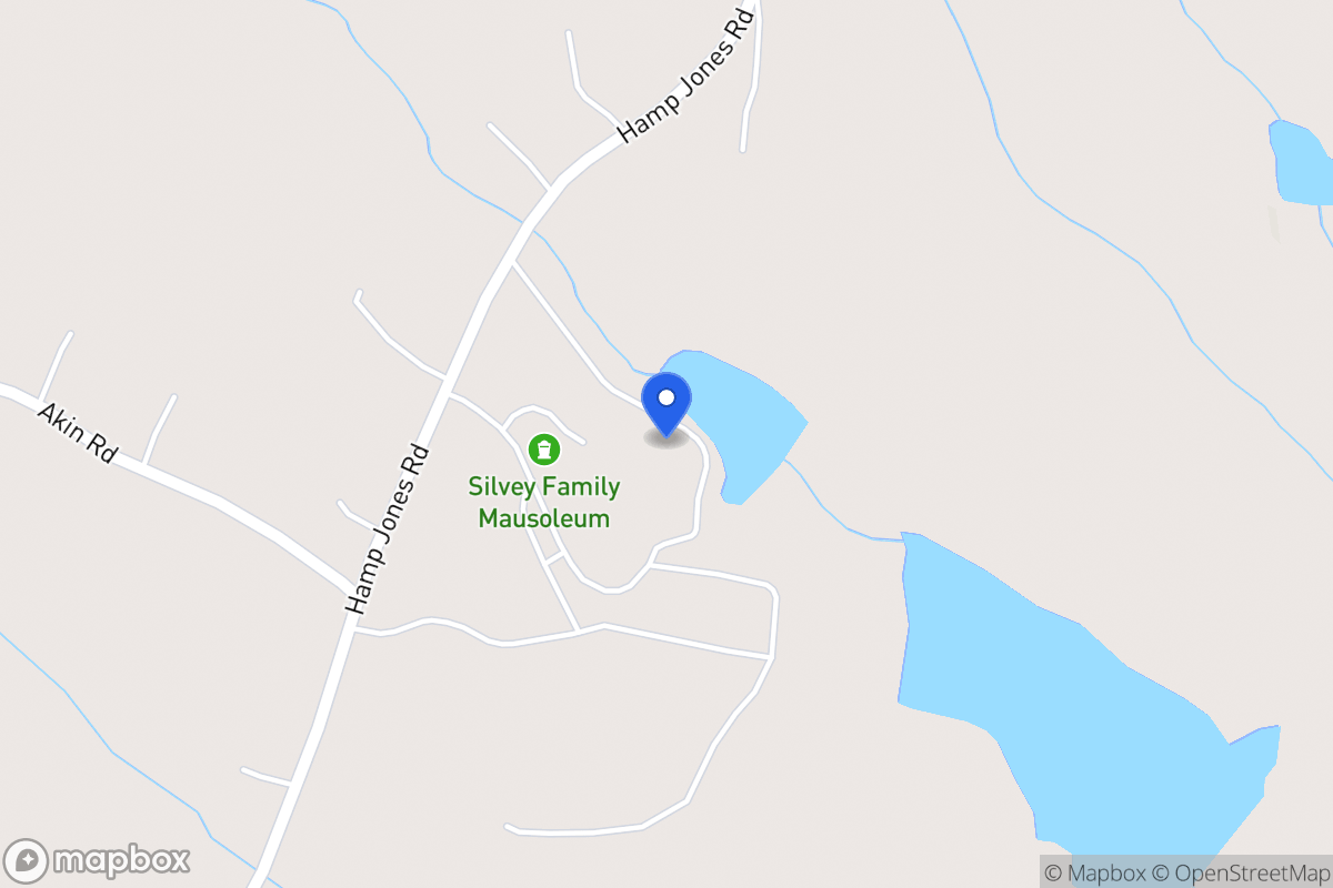 Map of 371 Hamp Jones Rd