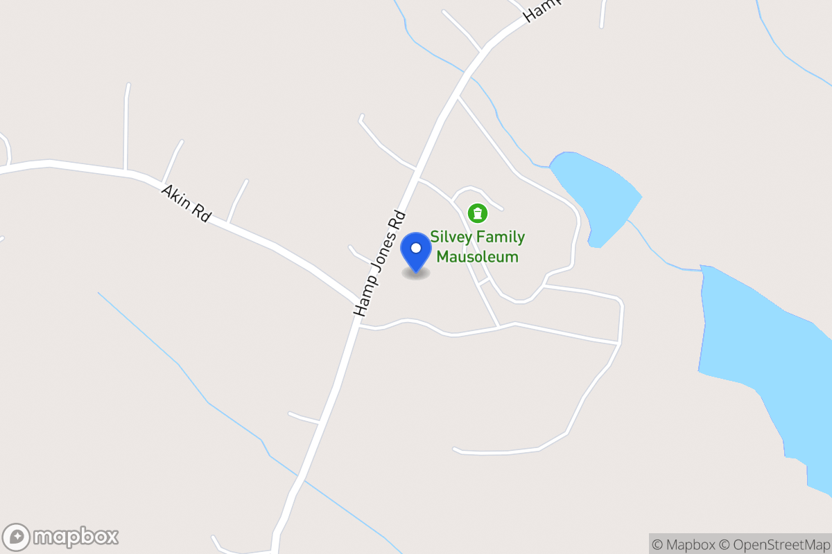 Map of 291 Hamp Jones Rd