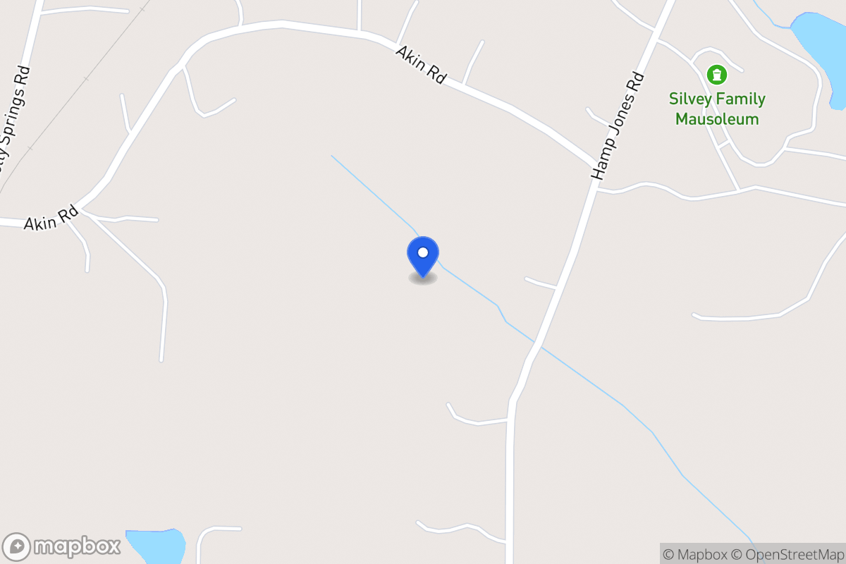 Map of 134 Hamp Jones Rd