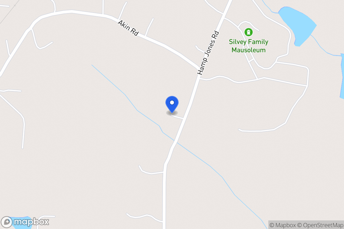 Map of 196 Hamp Jones Rd