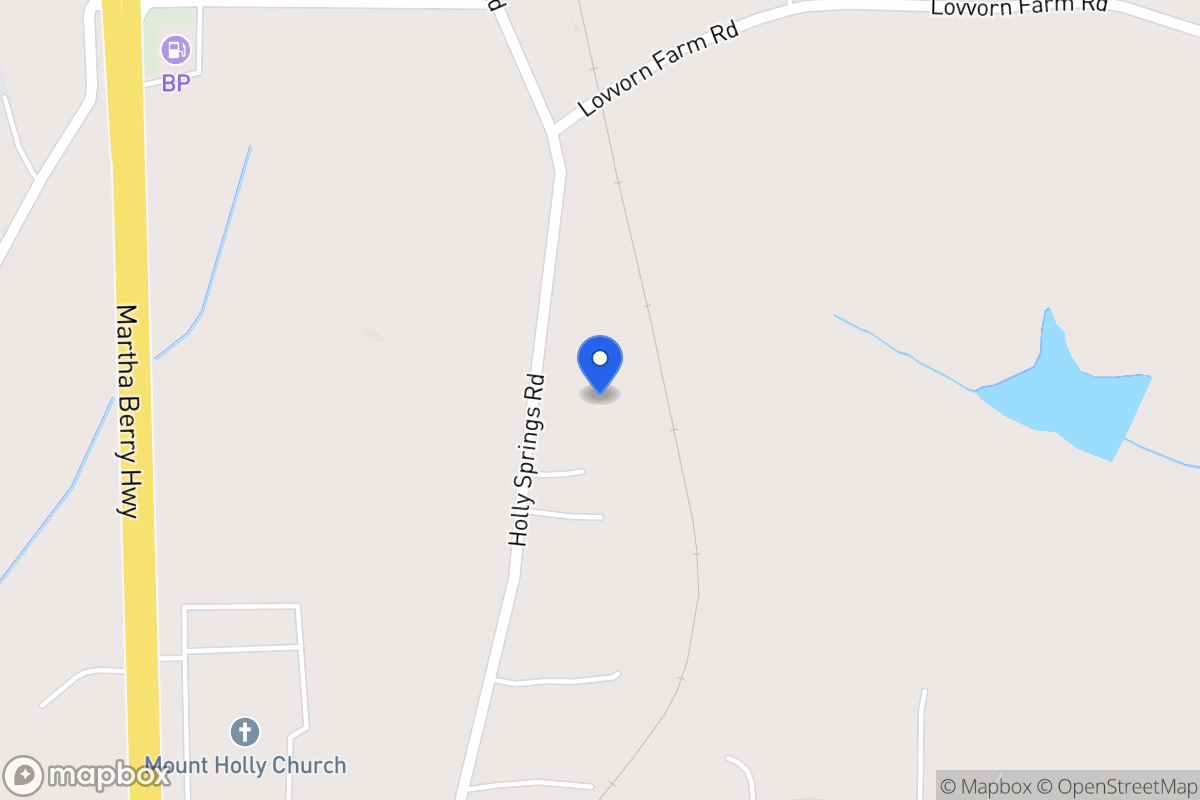 Map of 495 Holly Springs Rd