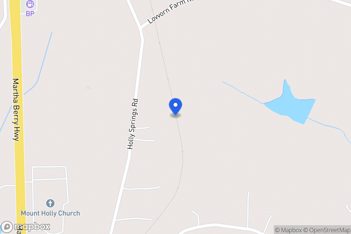 Map of 463 Holly Springs Rd