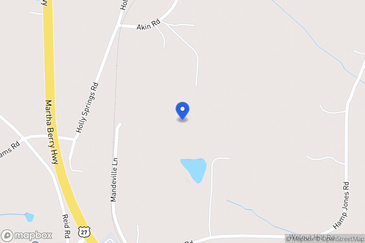Map of Mandeville Ln