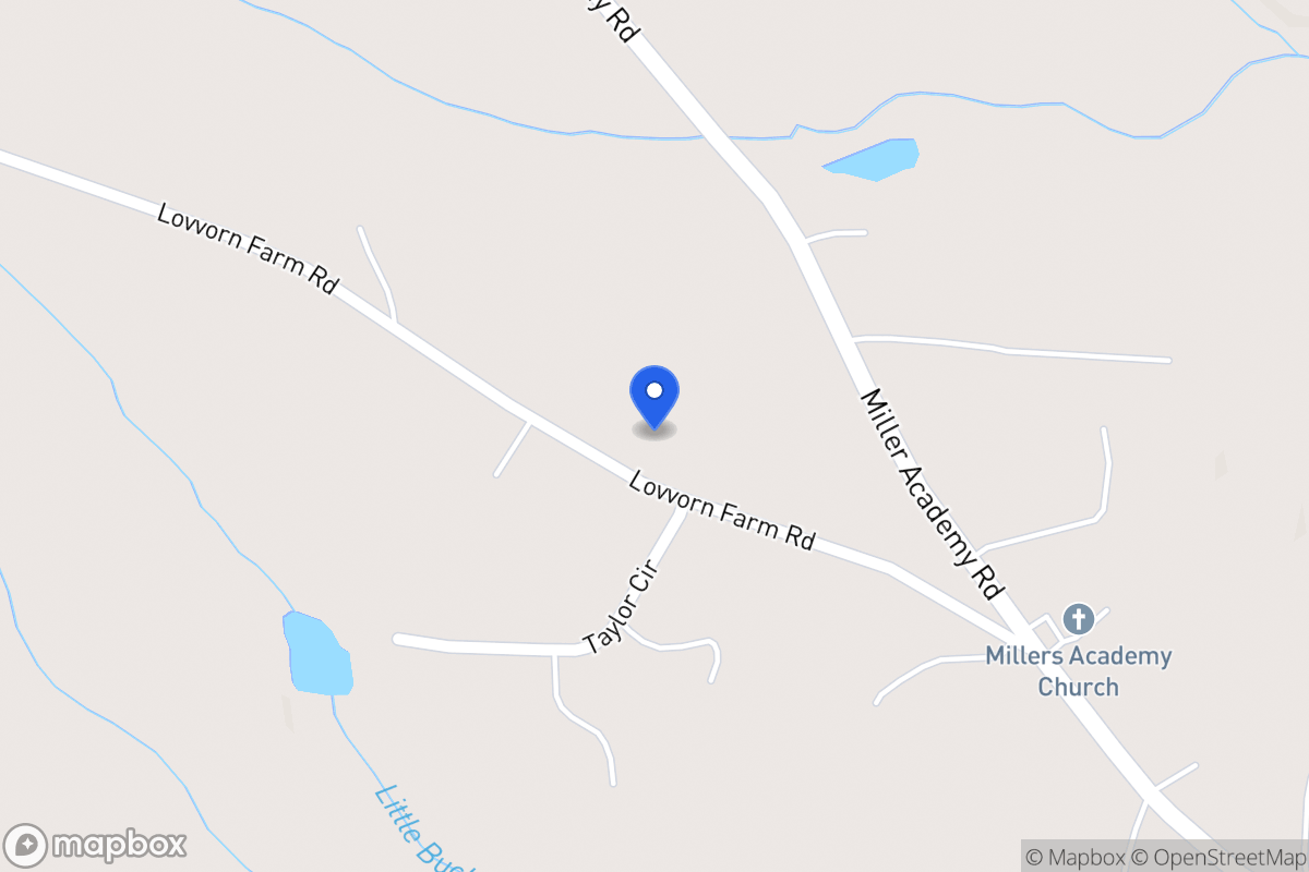 Map of 638 Lovvorn Farm Rd