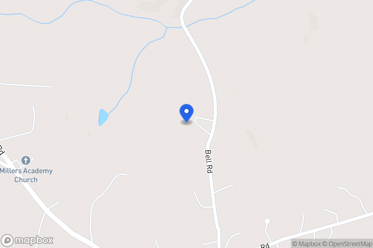 Map of 1001 Bell Rd