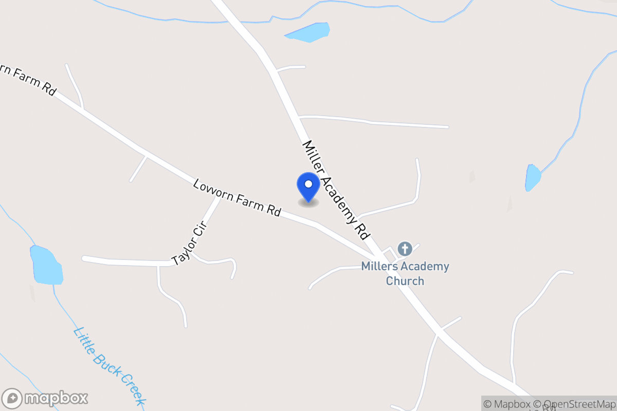 Map of 760 Lovvorn Farm Rd