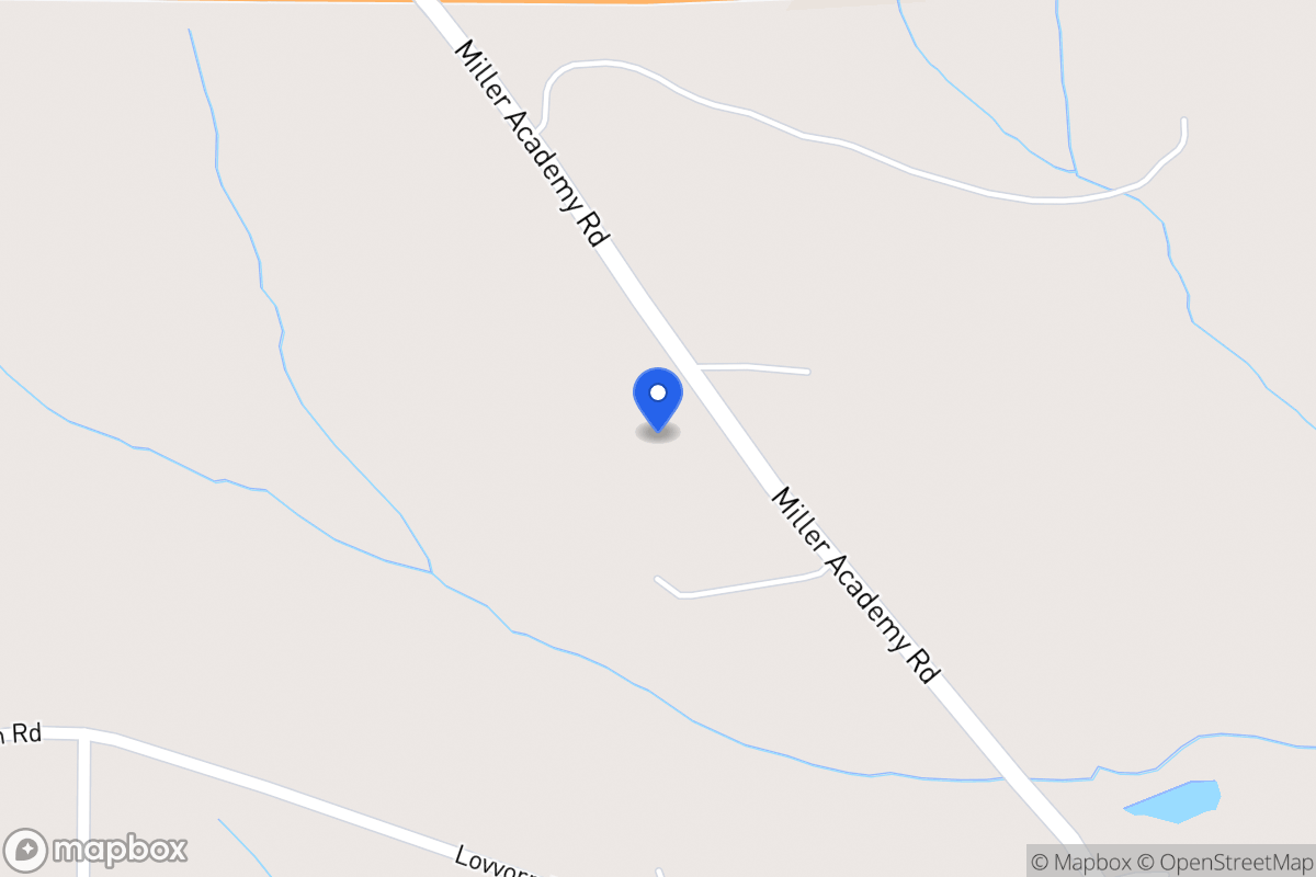 Map of 2164 Miller Academy Rd