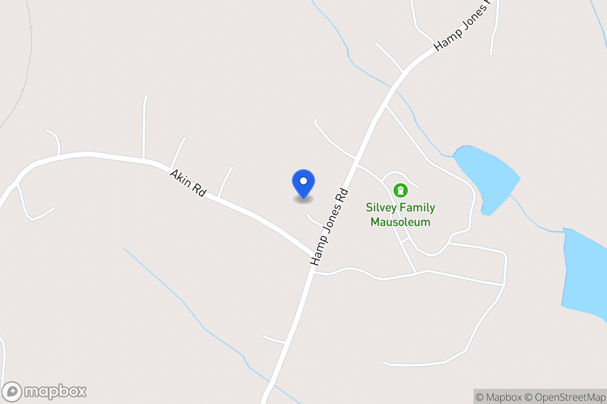 Map of 284 Hamp Jones Rd