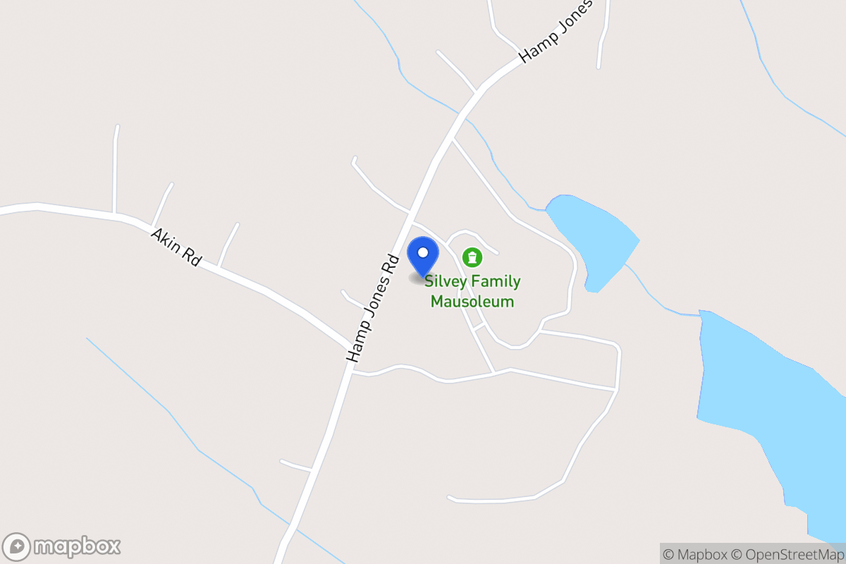 Map of Hamp Jones Rd
