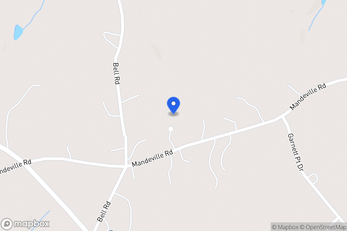 Map of 1240 Mandeville Rd