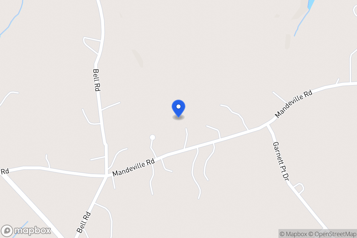 Map of 1250 Mandeville Rd