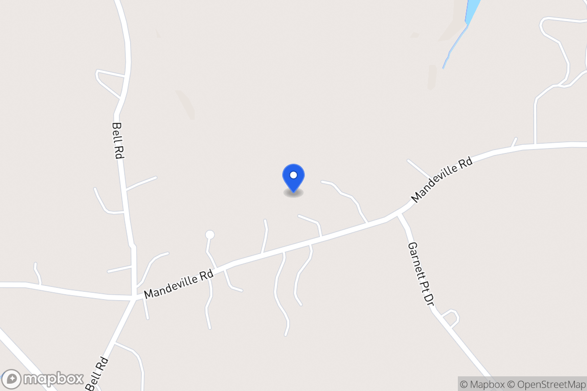 Map of 1260 Mandeville Rd