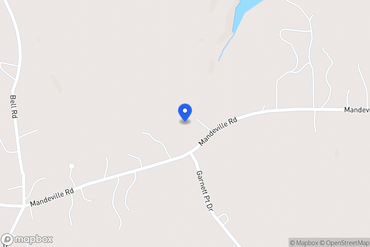 Map of 1280 Mandeville Rd