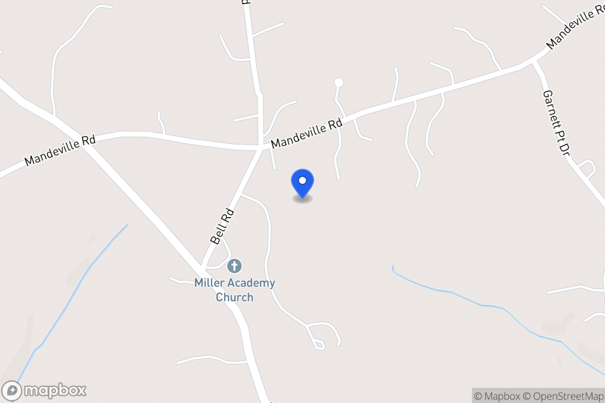 Map of 1225 Mandeville Rd