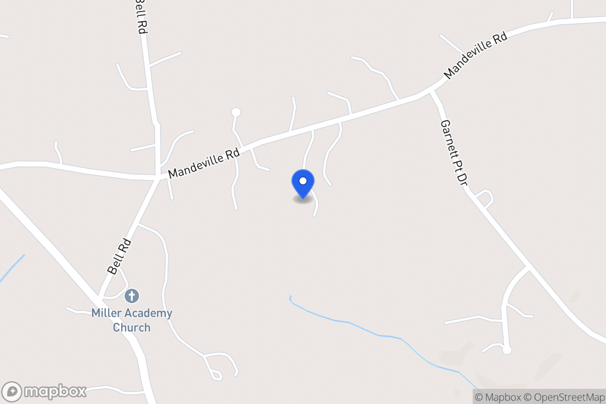 Map of 1255 Mandeville Rd