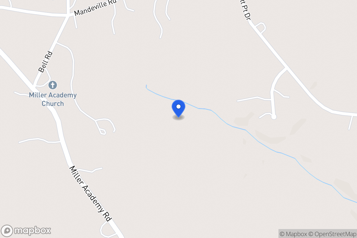 Map of 1277 Mandeville Rd
