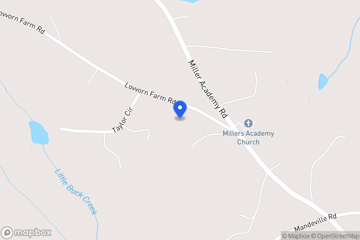 Map of 755 Lovvorn Farm Rd