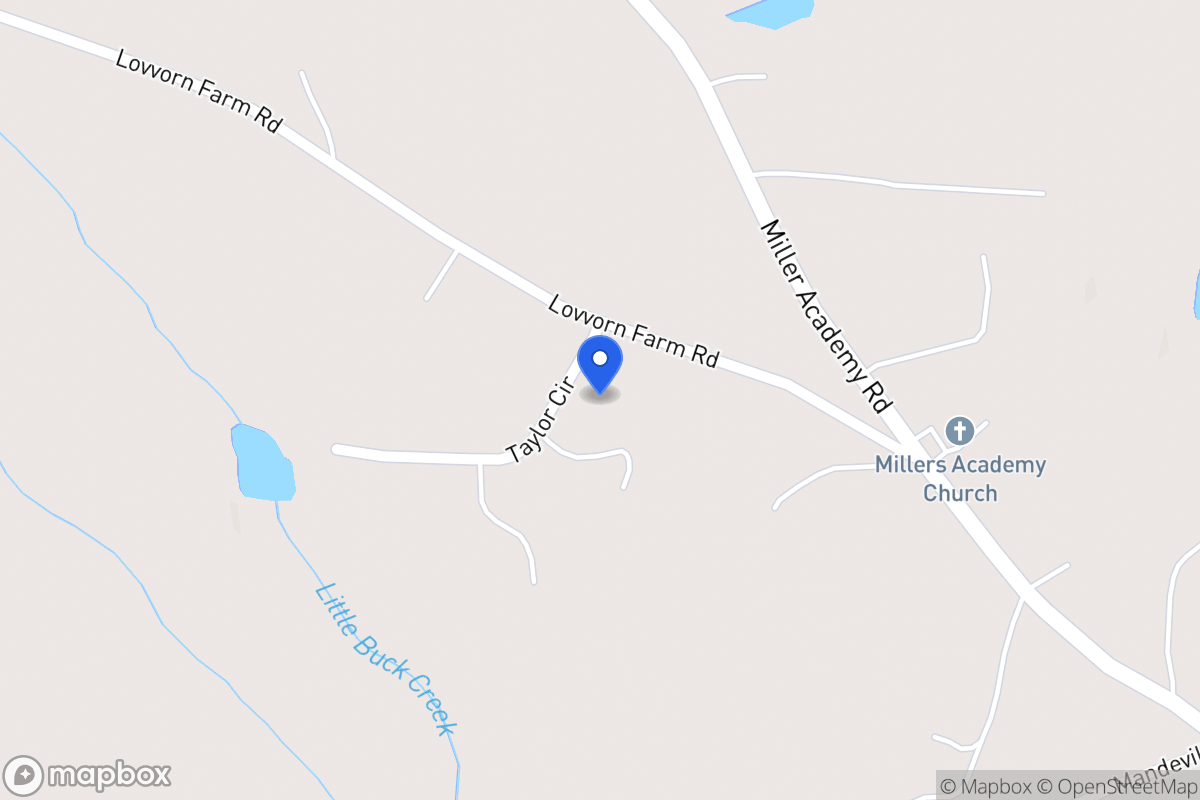 Map of 711 Lovvorn Farm Rd