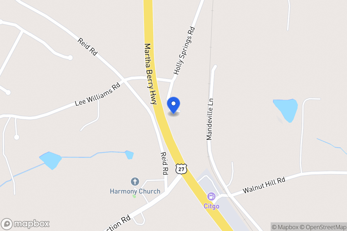 Map of 4421 N 27 Hwy