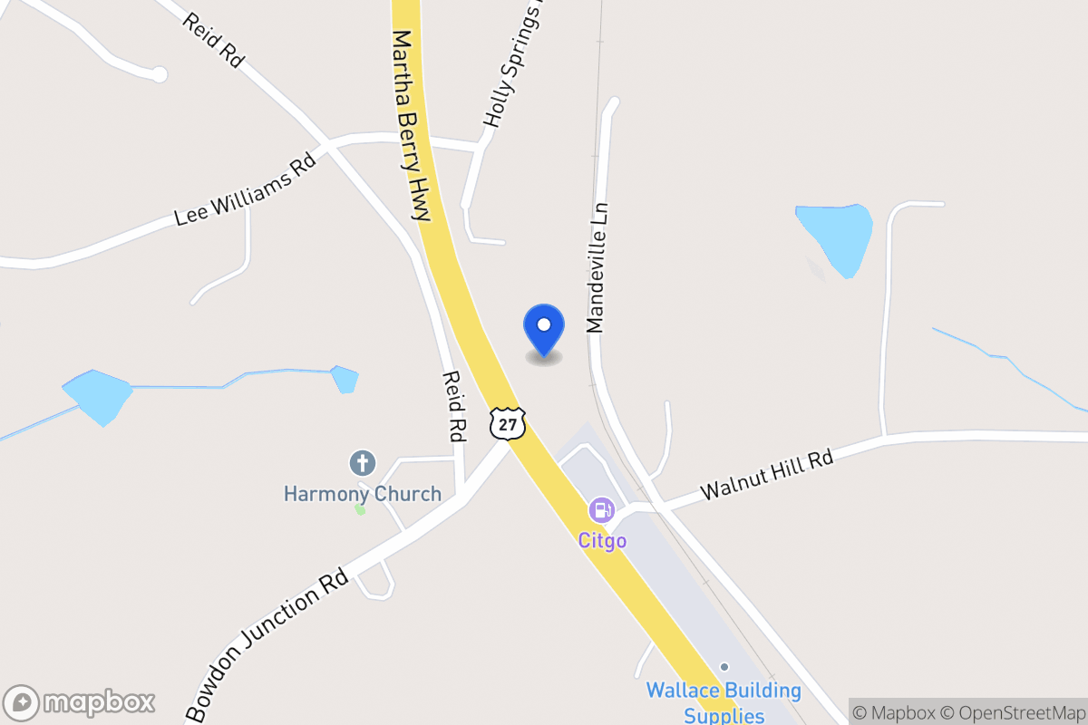 Map of 4373 N 27 Hwy