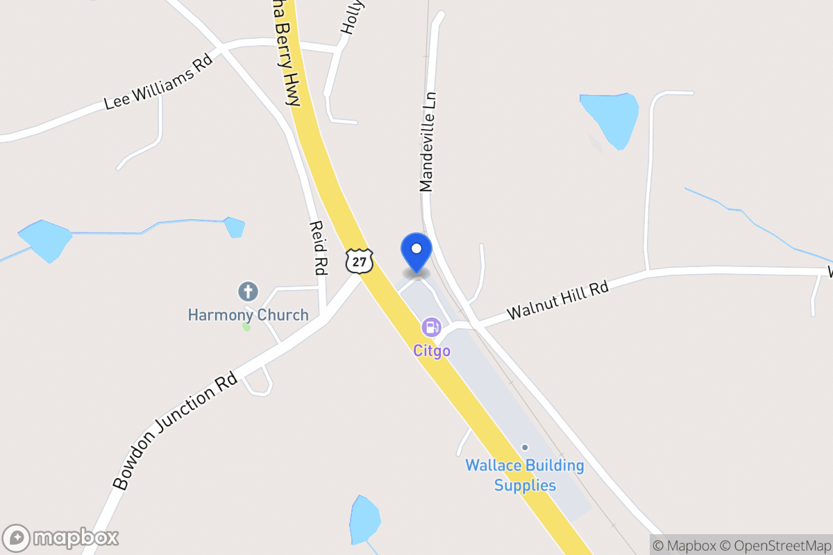 Map of 4343 N 27 Hwy