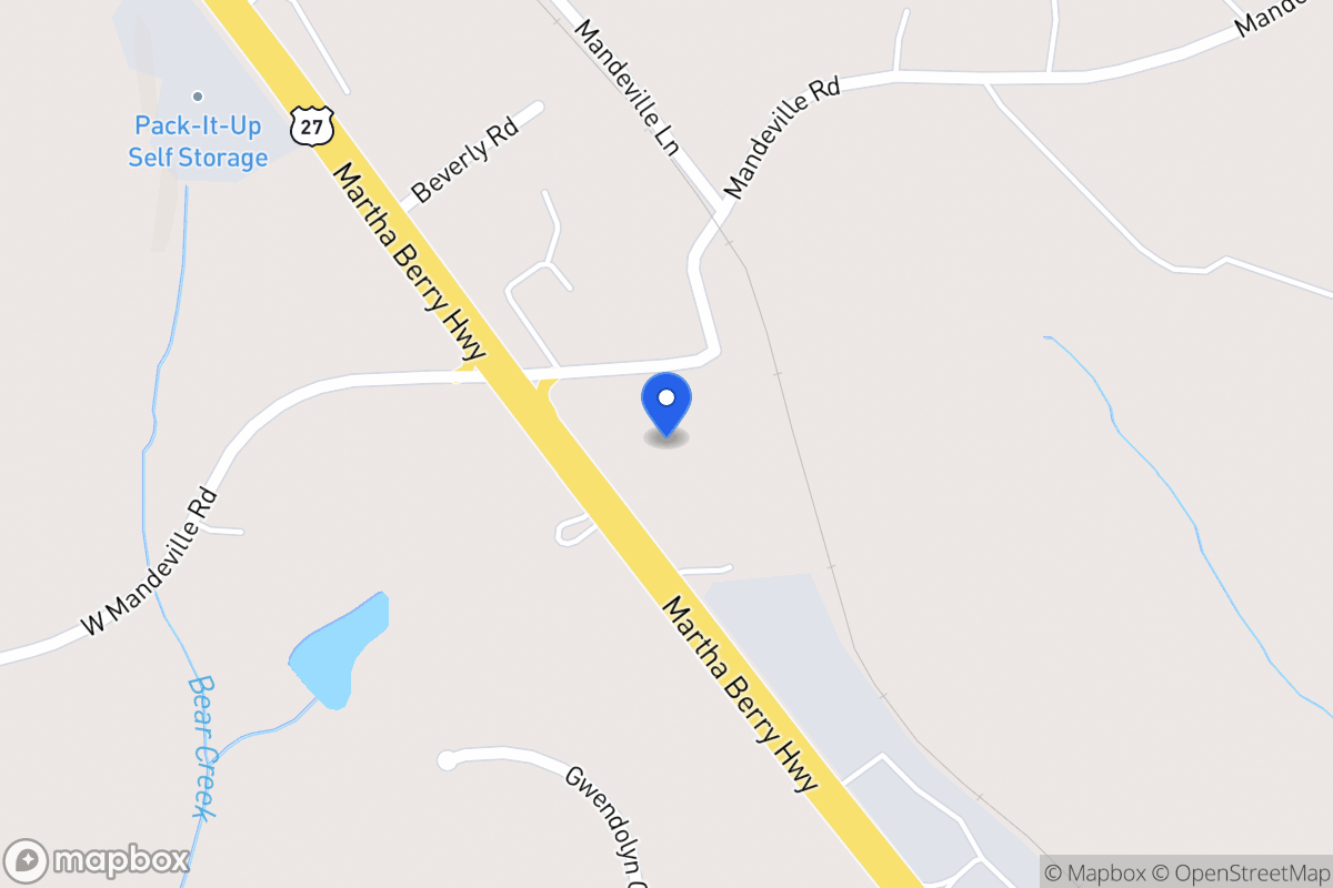 Map of 3743 N 27 Hwy