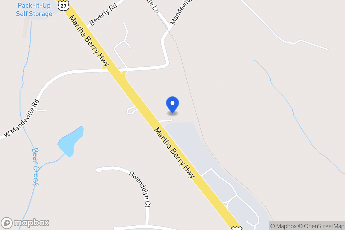 Map of 3719 N 27 Hwy