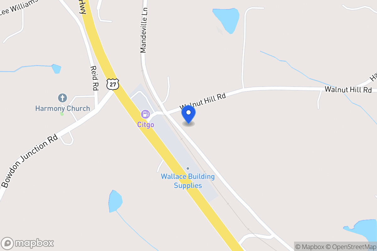 Map of 719 Mandeville Ln
