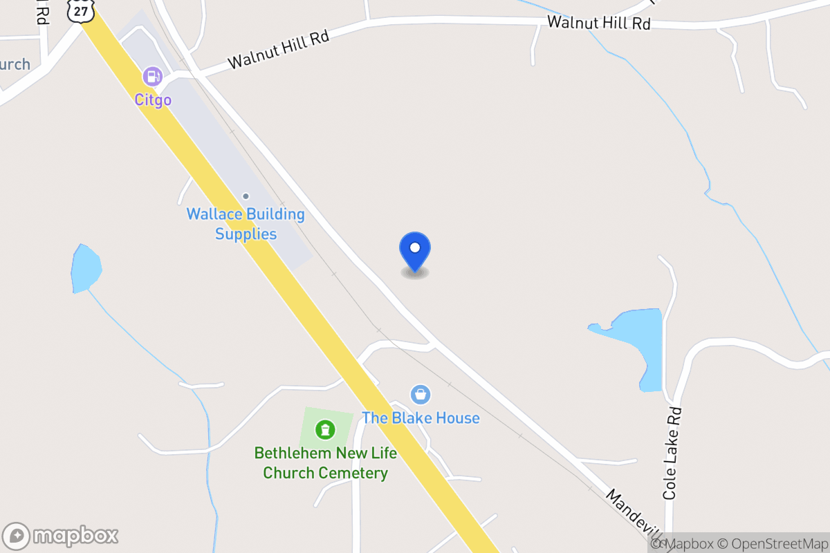Map of 605 Mandeville Ln