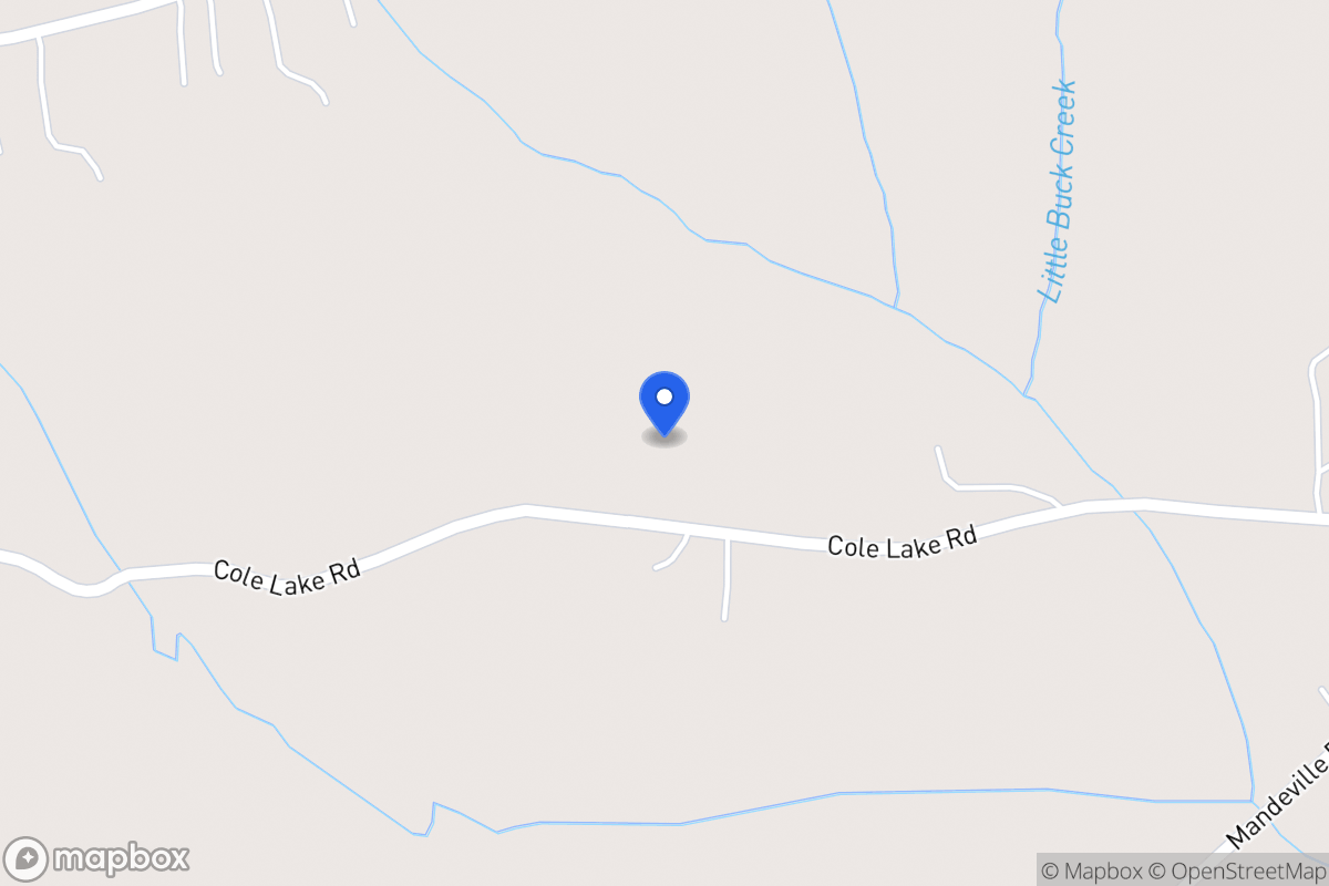Map of 284 Coles Lake Rd