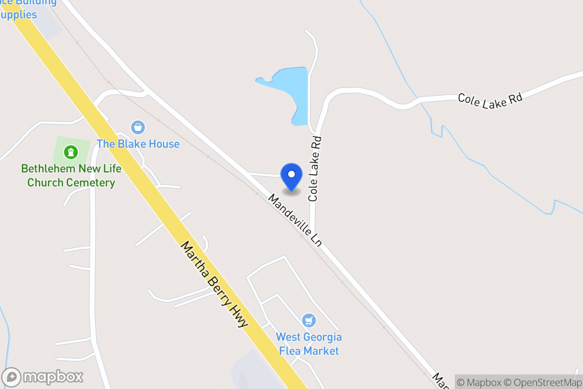 Map of 14 Coles Lake Rd