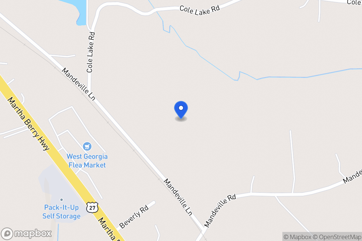 Map of 283 Mandeville Rd