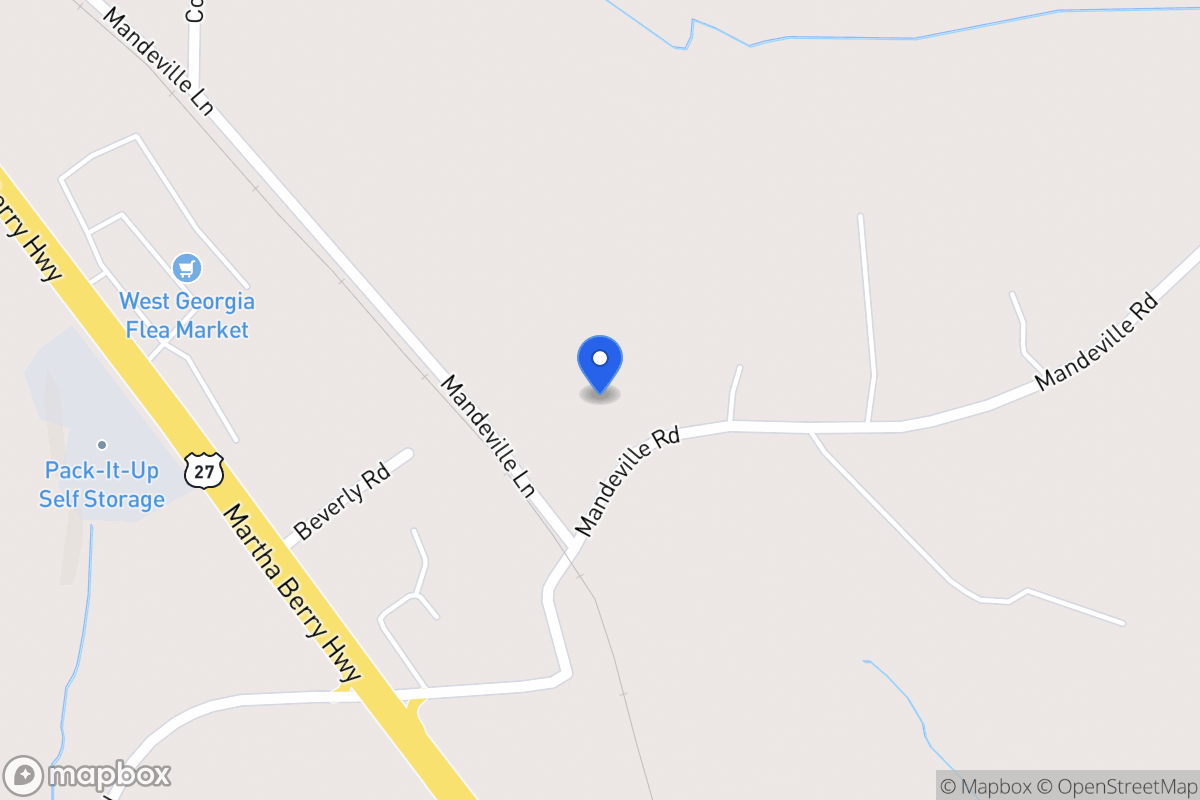 Map of 257 Mandeville Ln