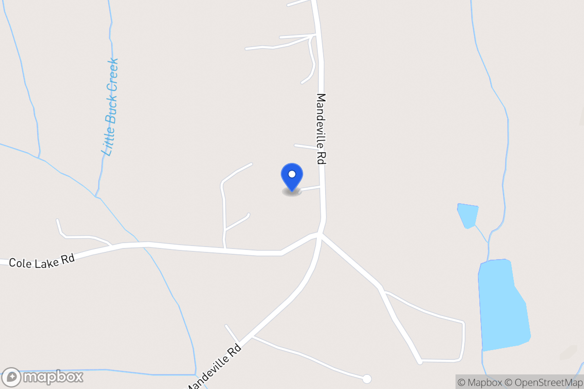 Map of 602 Mandeville Rd