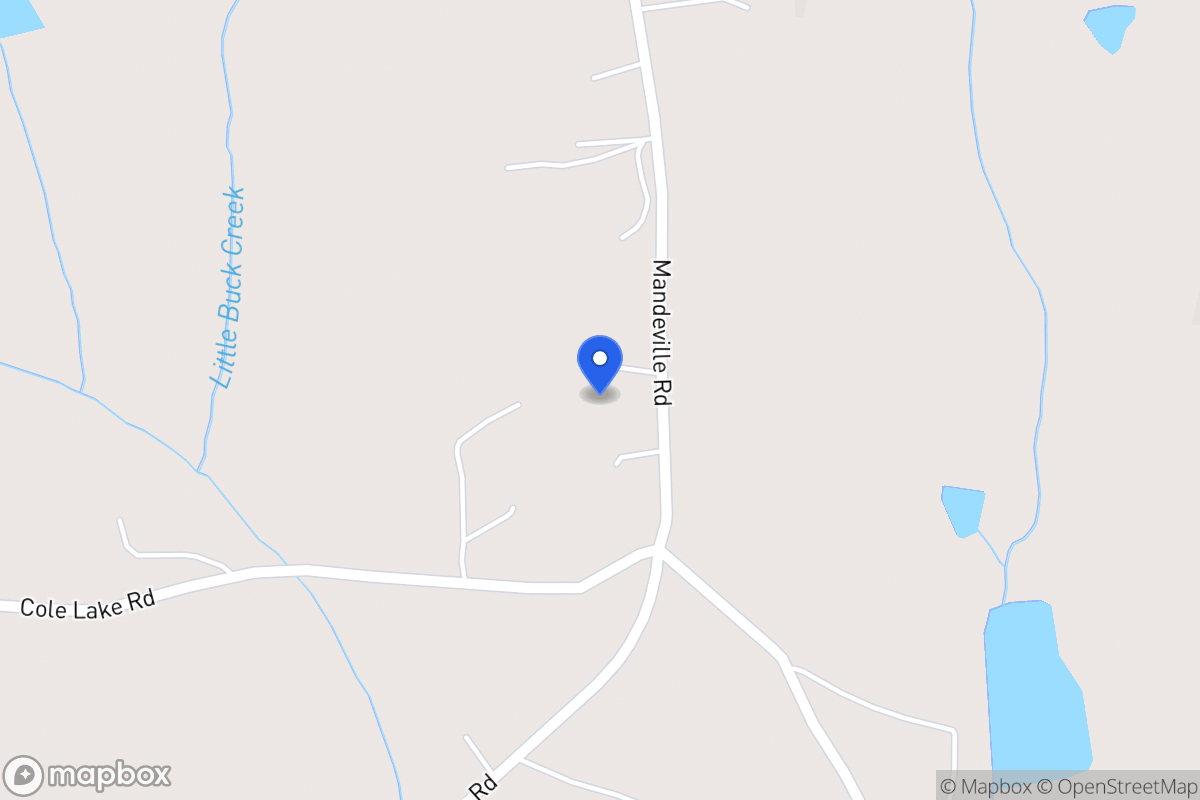 Map of 632 Mandeville Rd