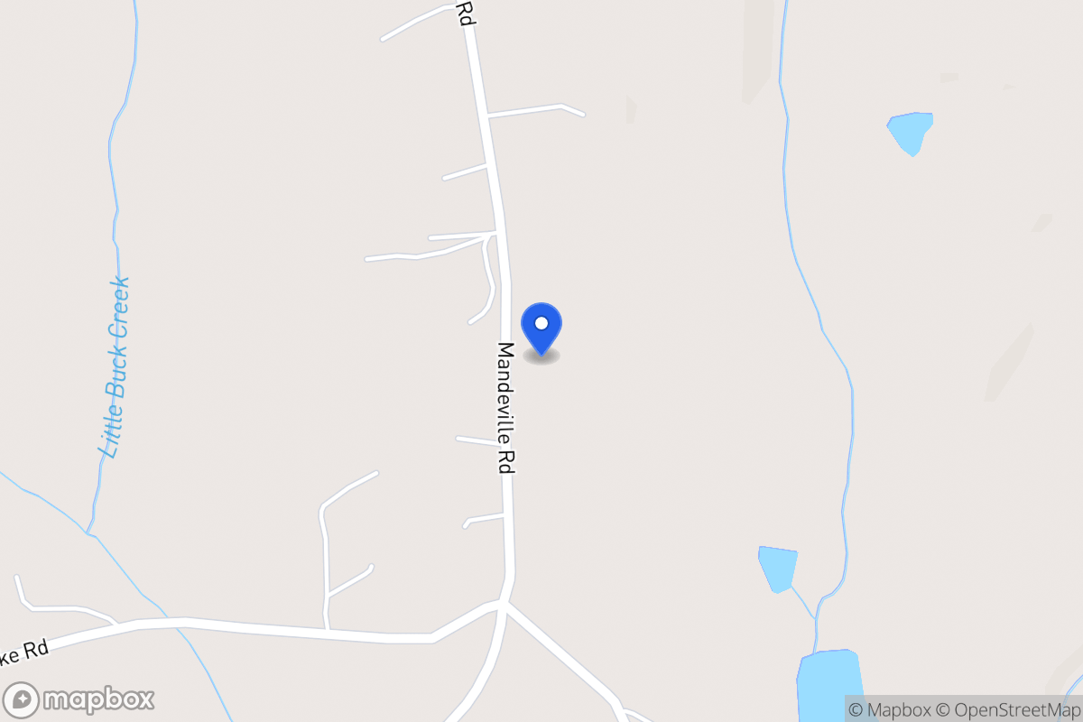 Map of 657 Mandeville Rd