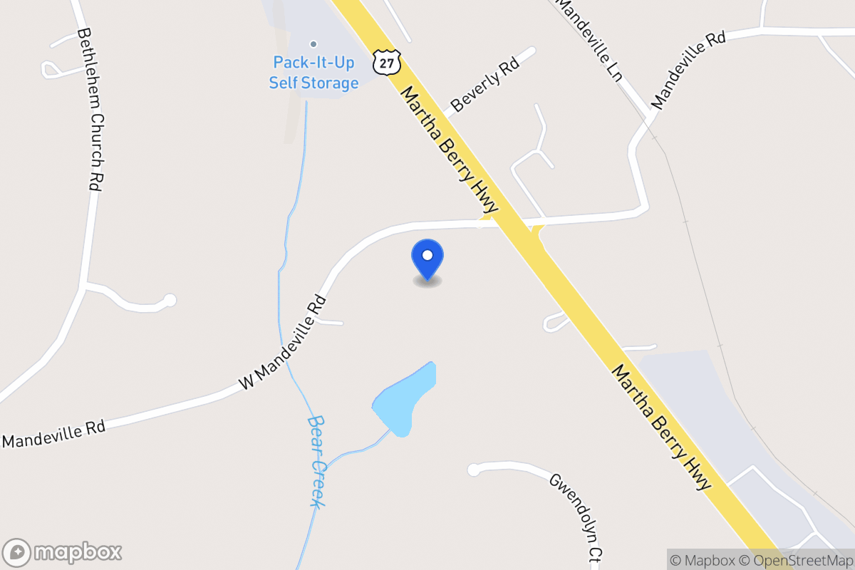 Map of 80 W Mandeville Rd