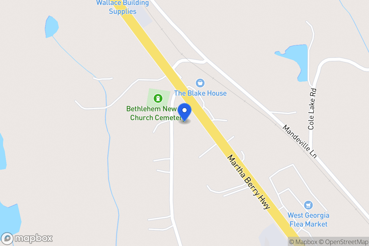 Map of 40 Bethlehem Church Rd