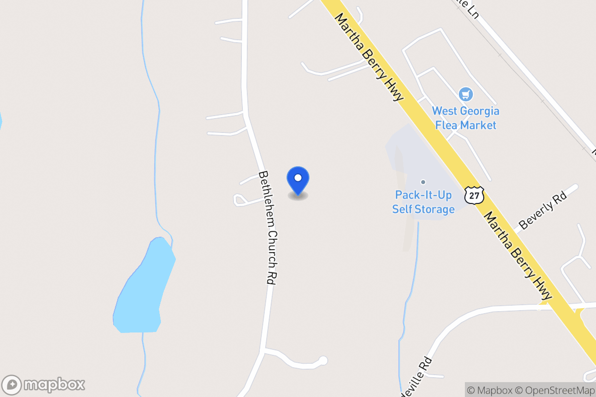 Map of 206 Bethlehem Church Rd