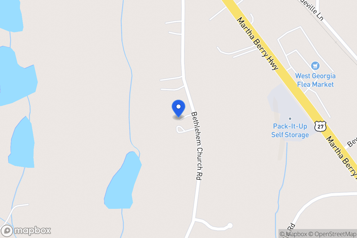 Map of 191 Bethlehem Church Rd
