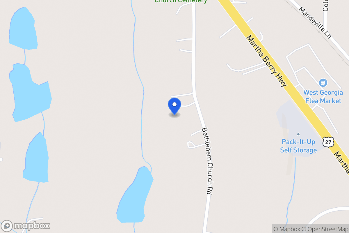 Map of 161 Bethlehem Church Rd