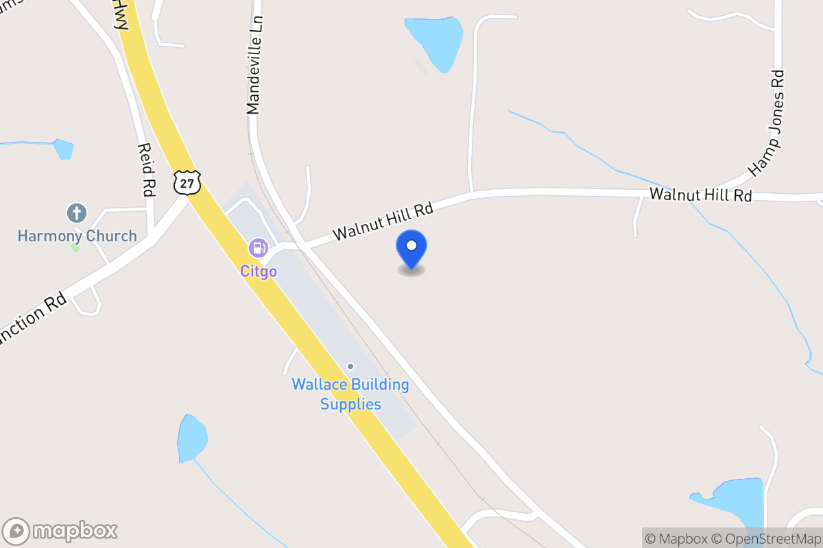 Map of 711 Mandeville Ln