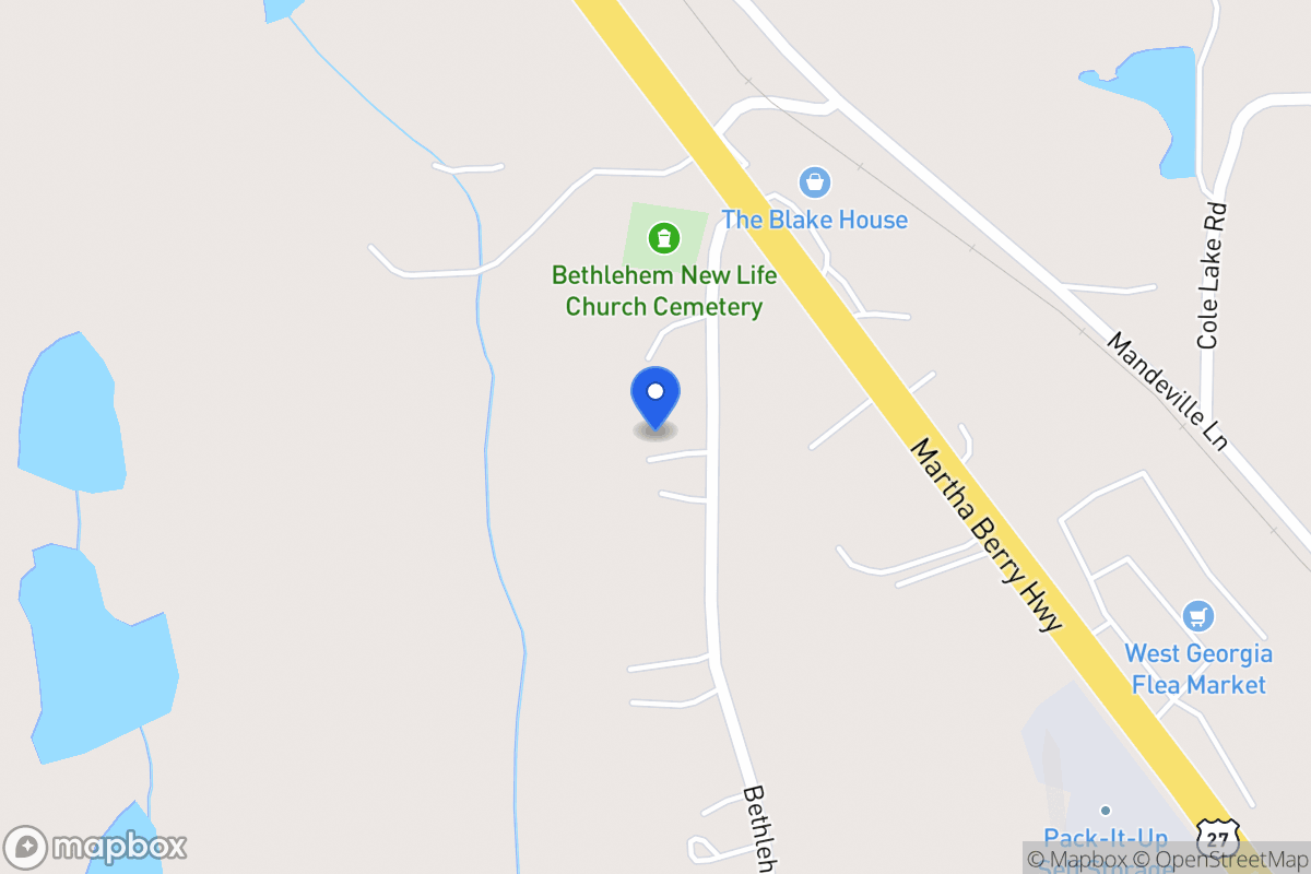 Map of 101 Bethlehem Church Rd