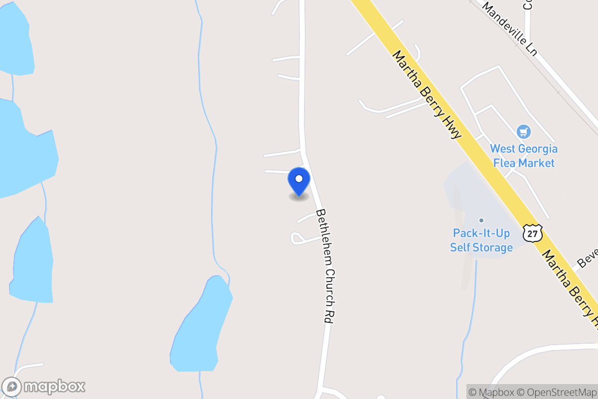 Map of 181 Bethlehem Church Rd