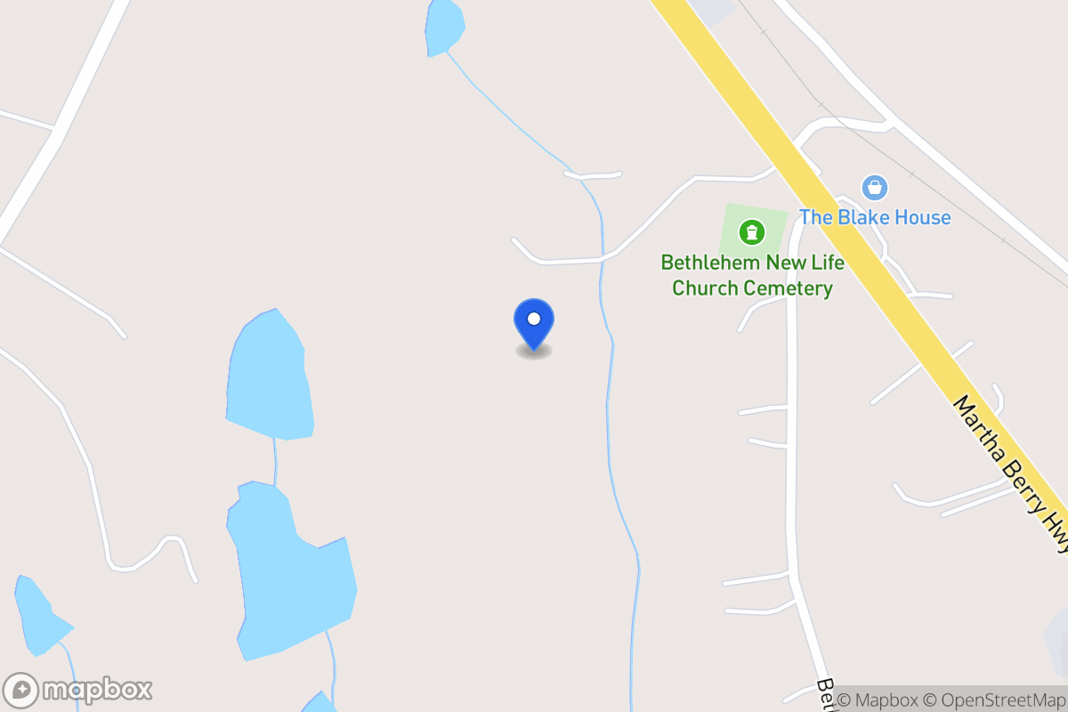 Map of Bethlehem Church Rd