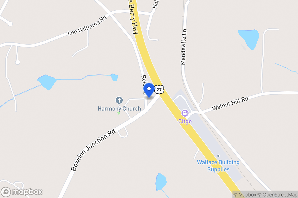 Map of 1626 Bowdon Junction Rd