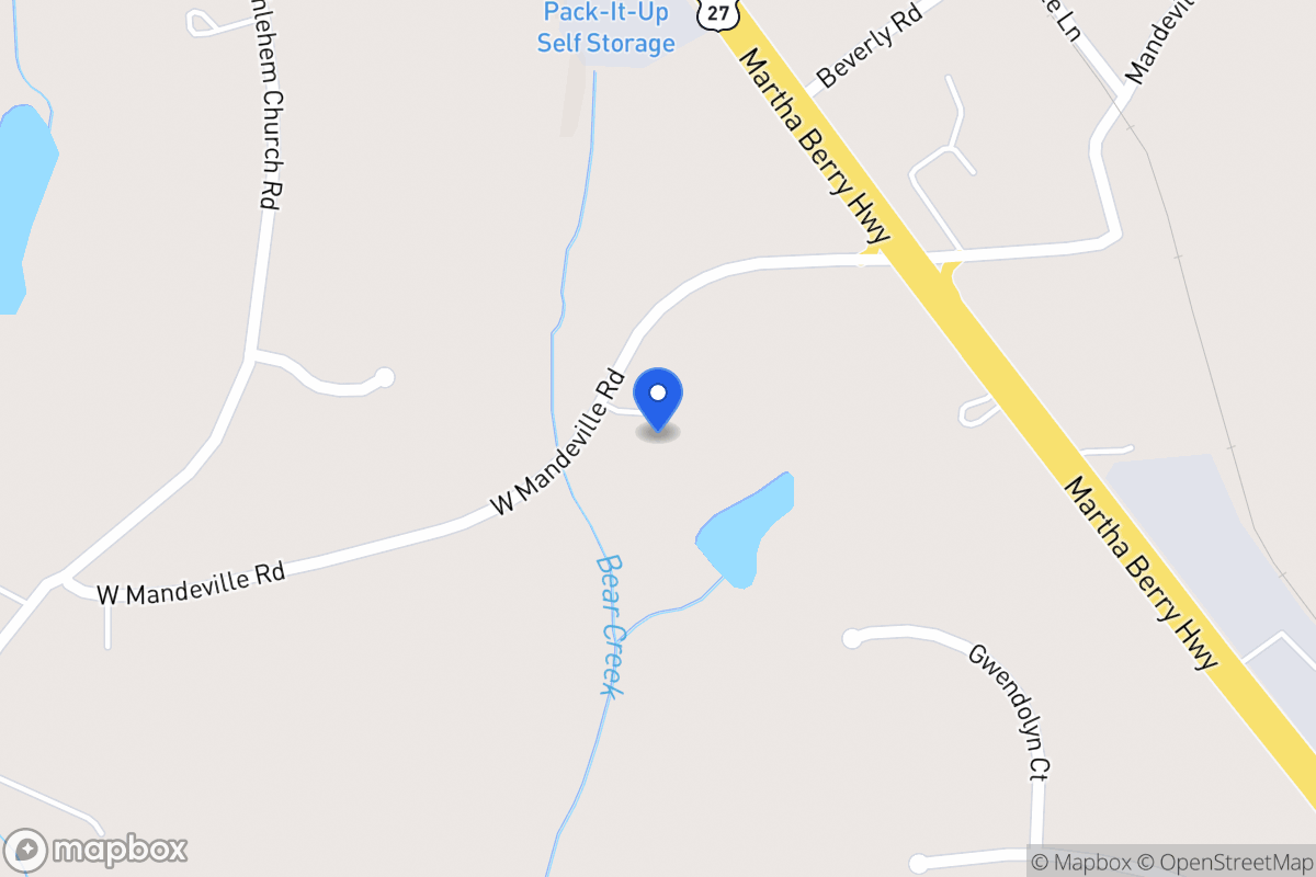 Map of 122 W Mandeville Rd