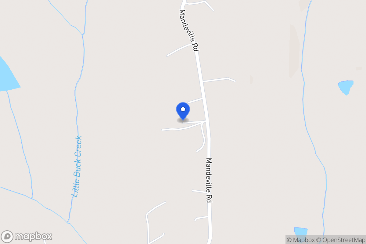 Map of 718 Mandeville Rd