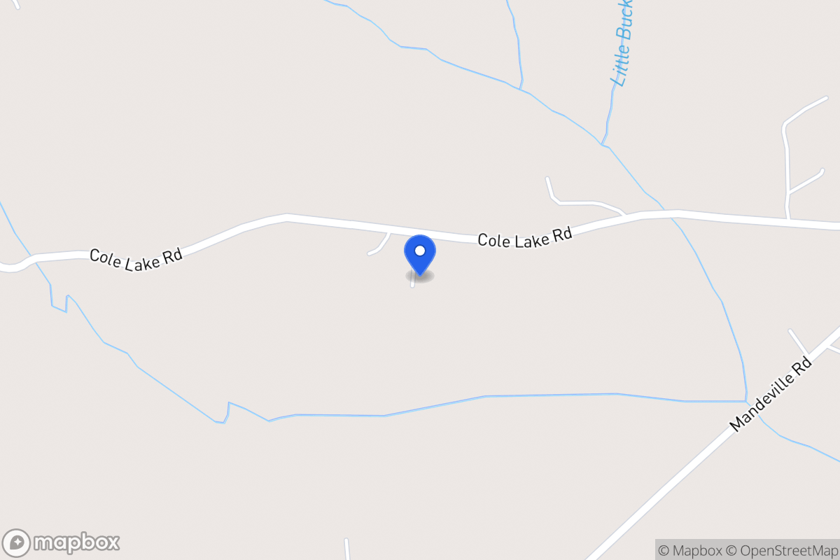 Map of 309 Coles Lake Rd