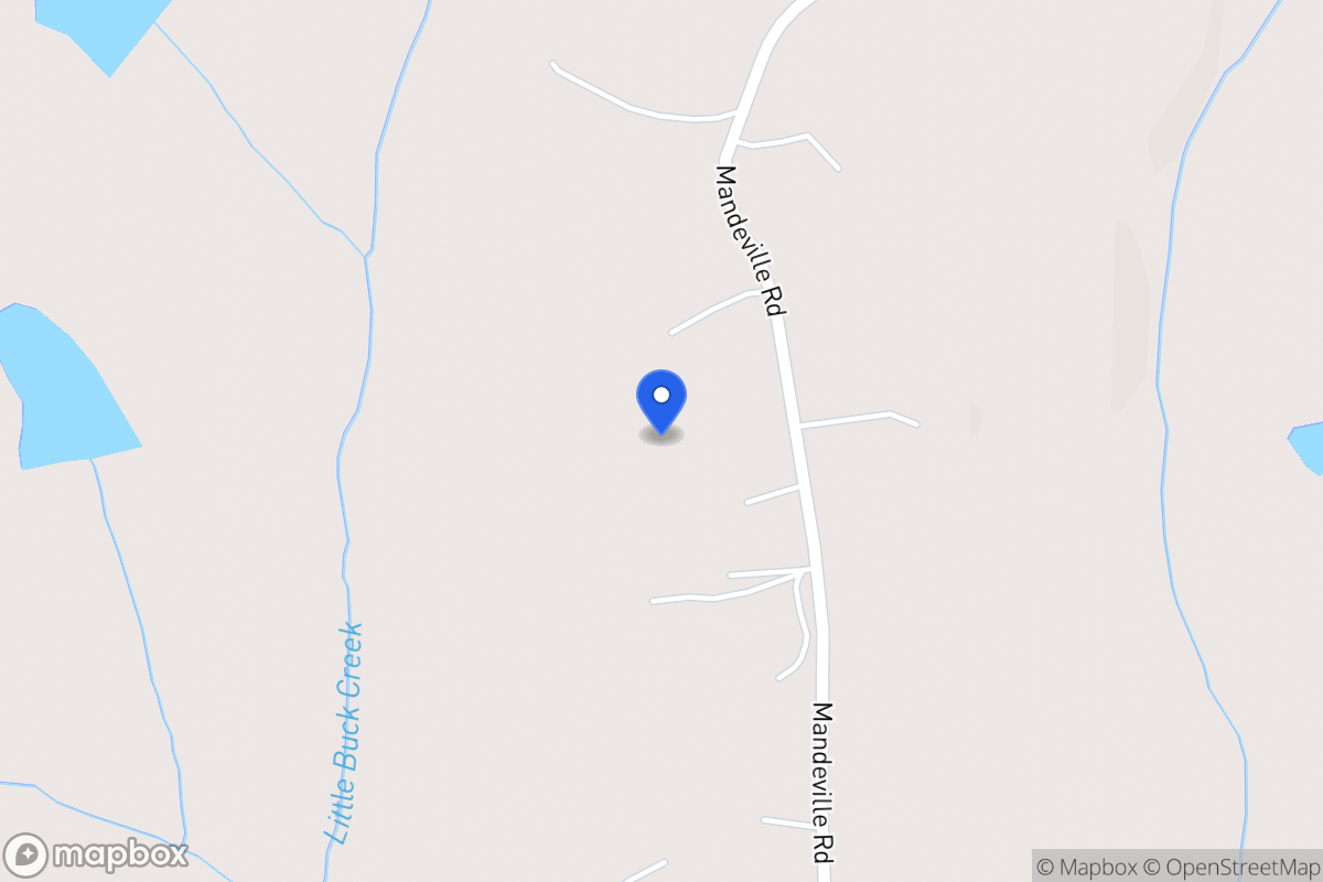 Map of 764 Mandeville Rd